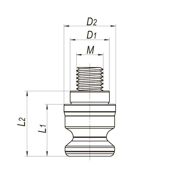 Установочный палец 12x16 мм