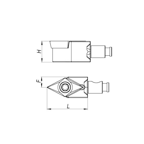 Головка модульной системы UQ12-SDNCN-11 нейтральная