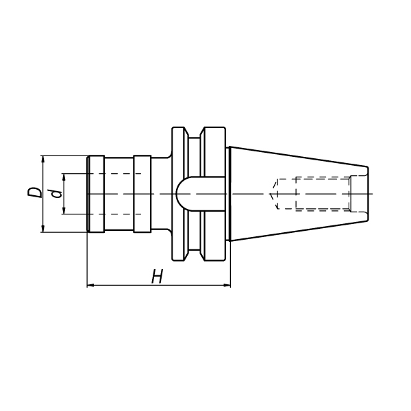Патрон резьбонарезной BT40 М3-12 MAS403BT
