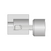 Мини-резец твердосплавный расточной 5x20x50 мм, R 0,2