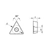 Пластина токарная TCMT090204-PM UM15P