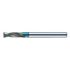 Сверло твердосплавное по металлу D4,5x18x45x100x6 мм TiSiN с плоским торцем