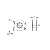 Пластина токарная CNMG120408-SM UM25U
