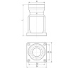 Вертикальная подставка для закрепления оправок HSK40 / C4