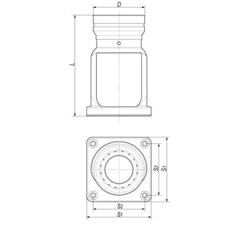 Вертикальная подставка для закрепления оправок HSK40 / C4
