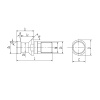 Штревель M12 ISO30 DIN69872B без отверстия