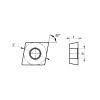 Пластина токарная CCMT060204-PM UM15P